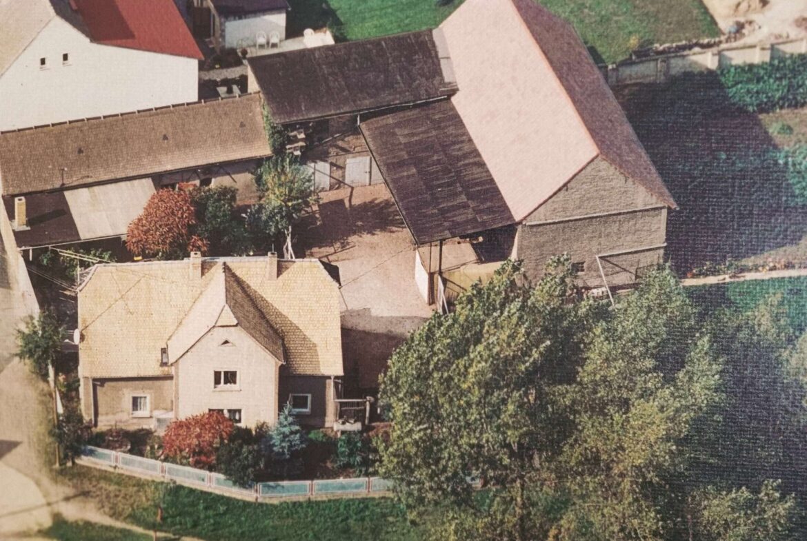 historische Luftaufnahme
