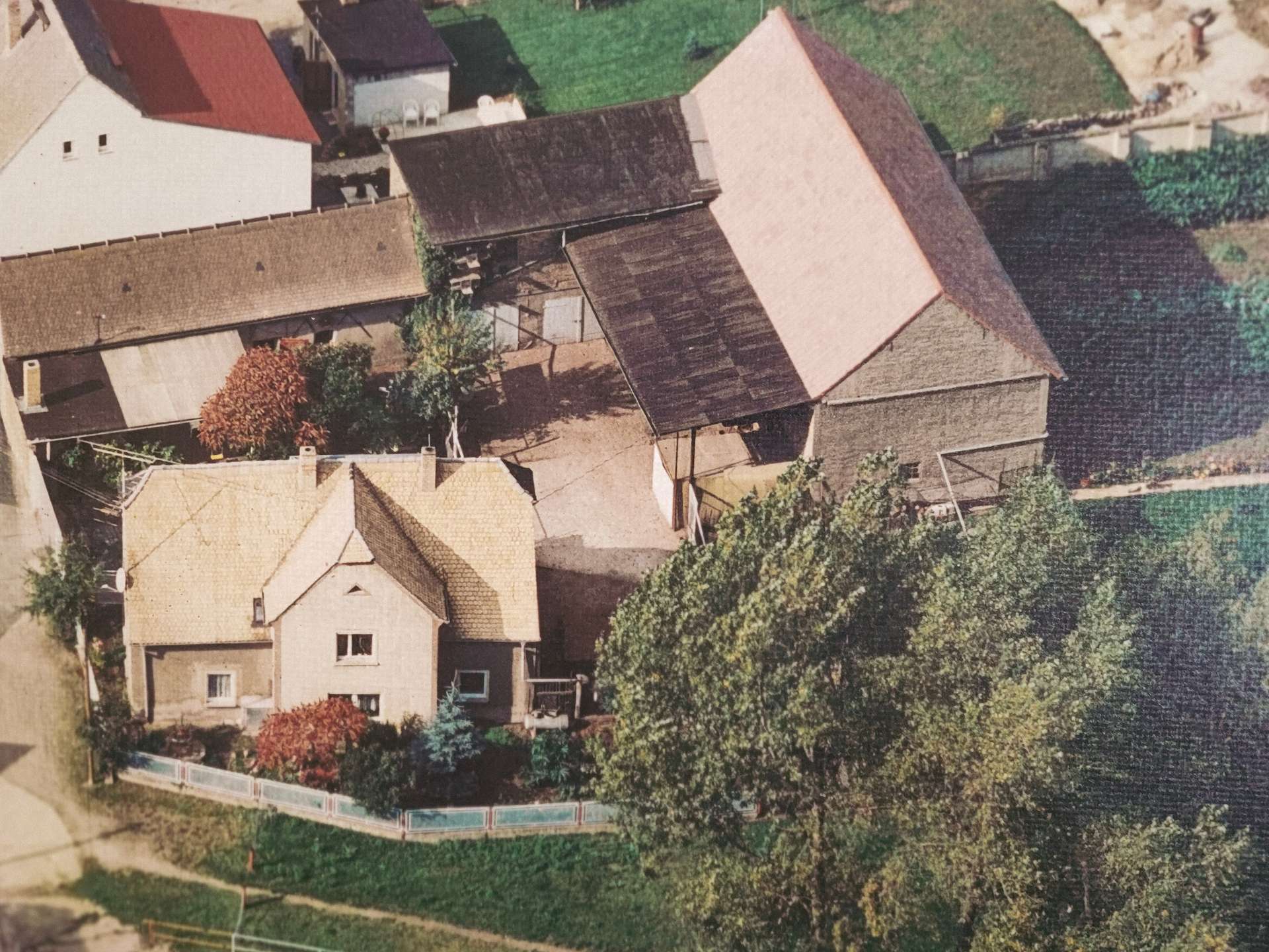 historische Luftaufnahme