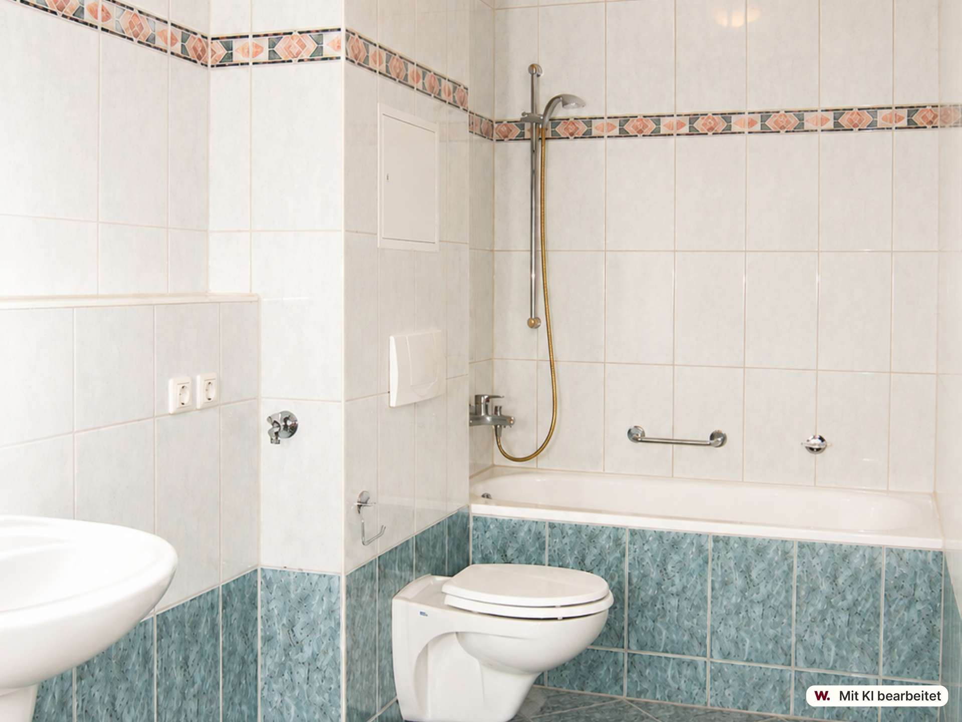 Badezimmer mit Wanne
