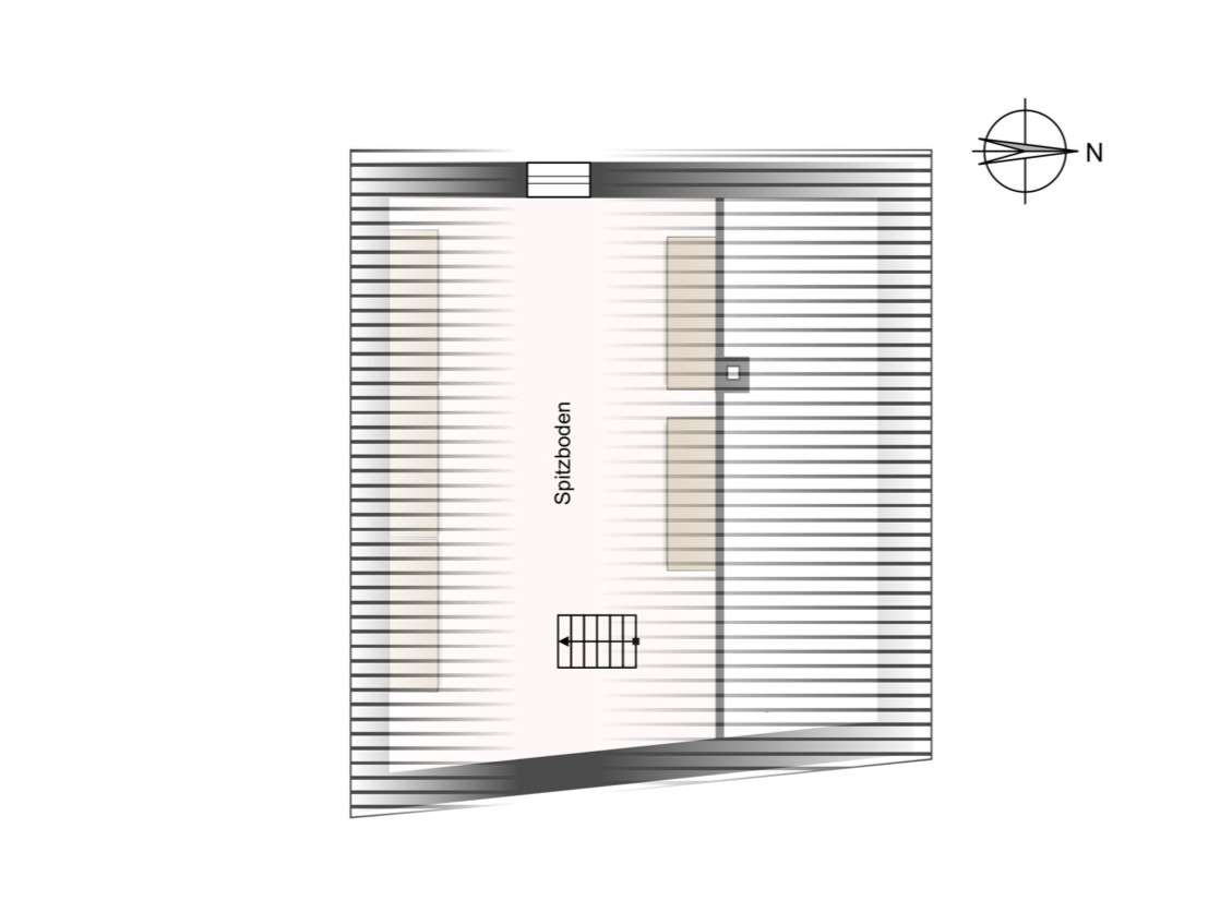Grundriss - Spitzboden