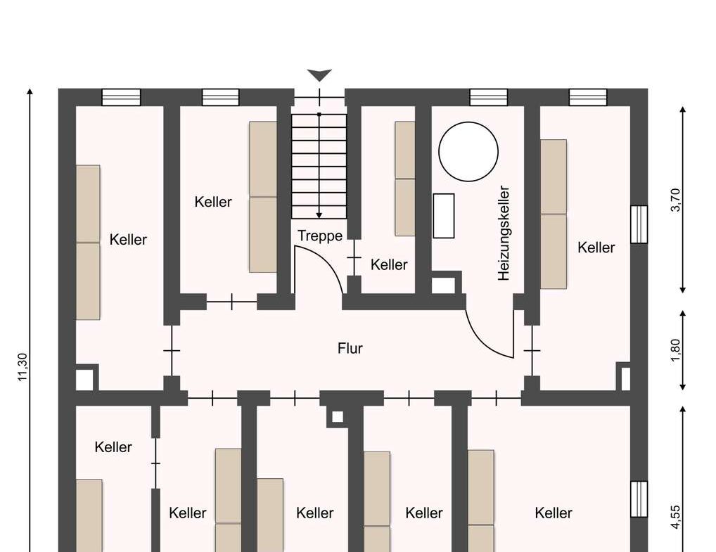 Grundriss Keller