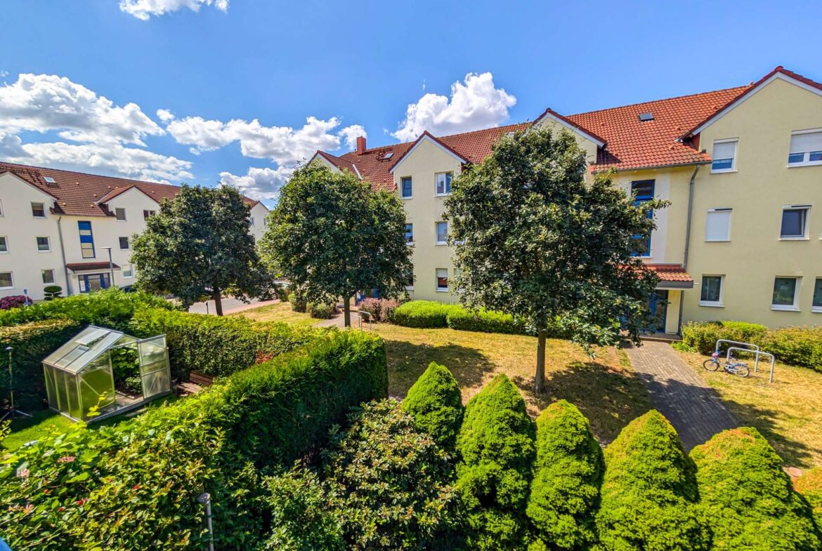 Blick vom Balkon