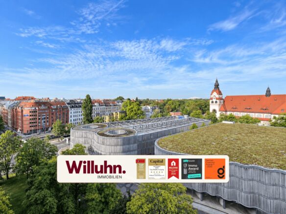 Blick vom Balkon