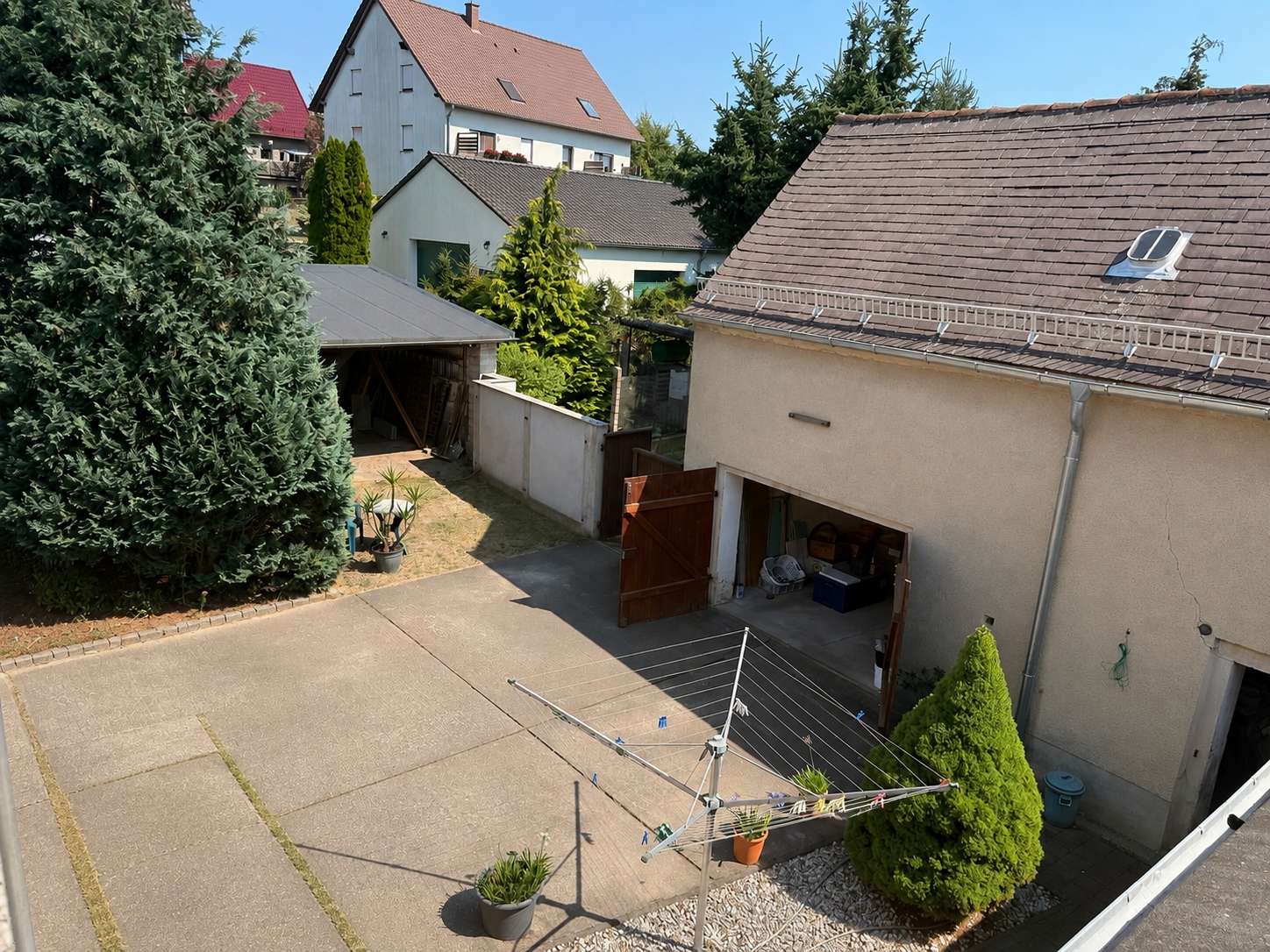 Ausblick zum Innenhof