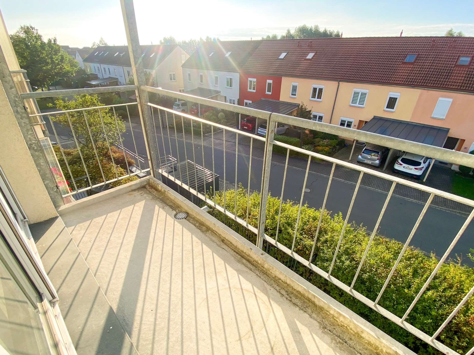 Blick vom Balkon