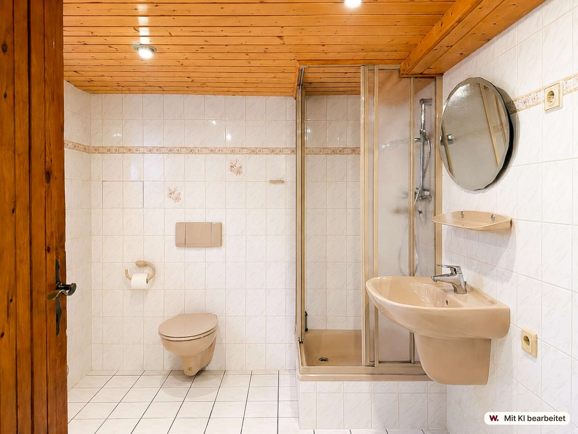 Tageslichtbad mit Dusche