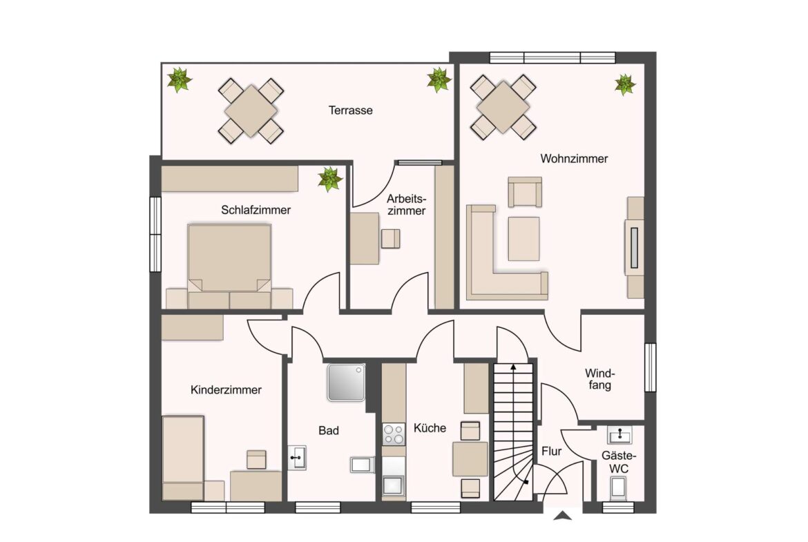 Grundriss Erdgeschoss