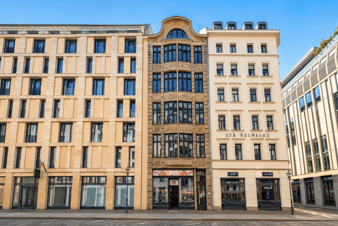 Hausansicht in der Innenstadt