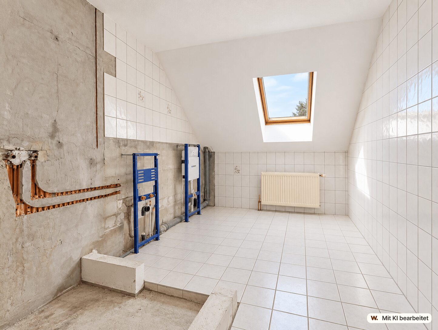 Badezimmer im DG