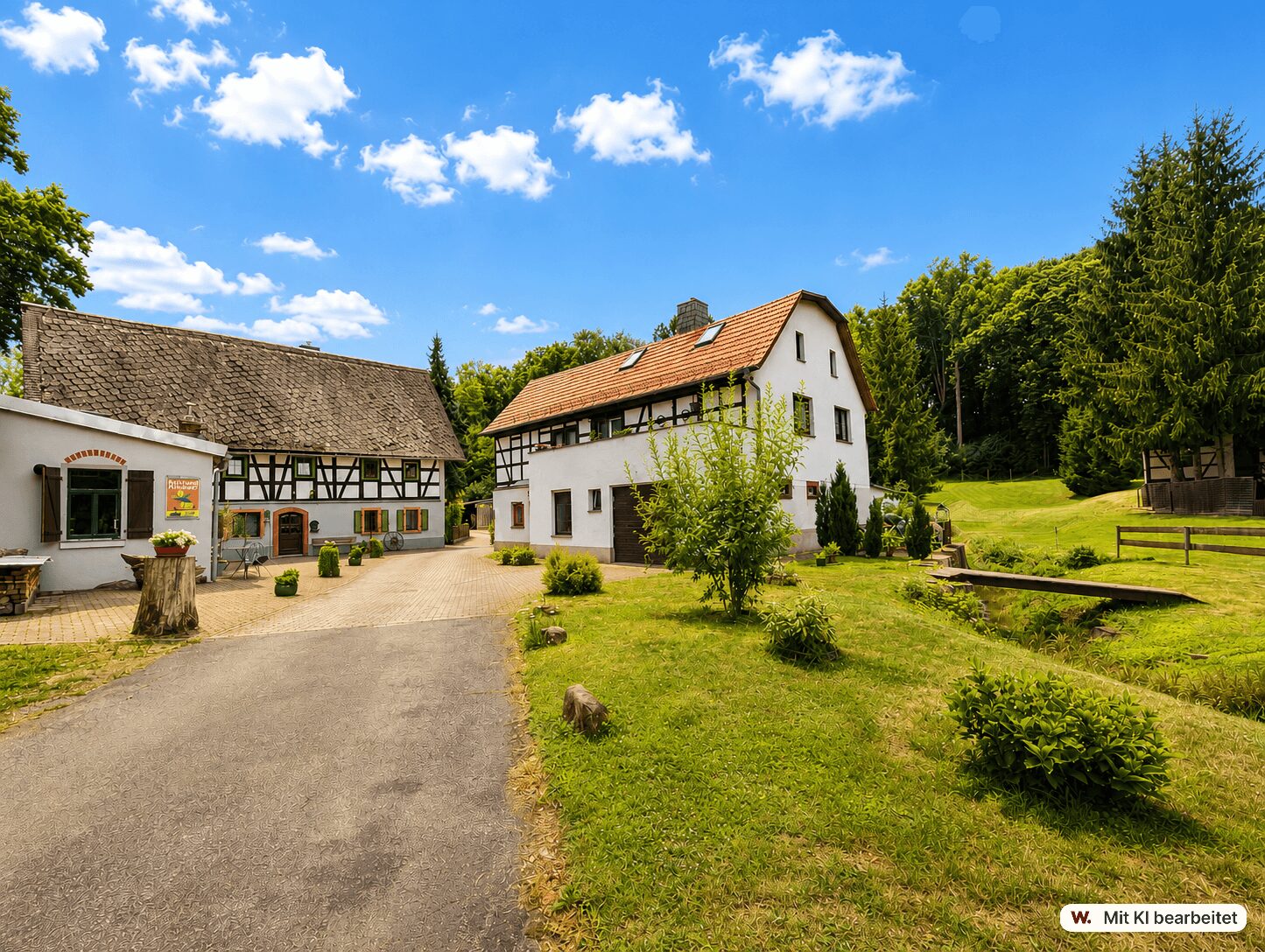 Weg zum Haus