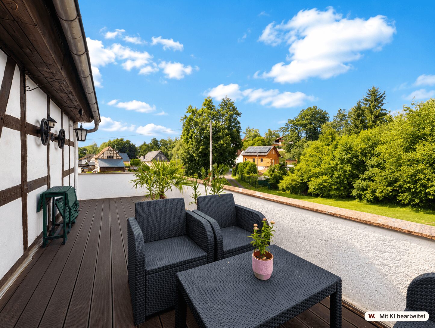 Terrasse mit Ausblick