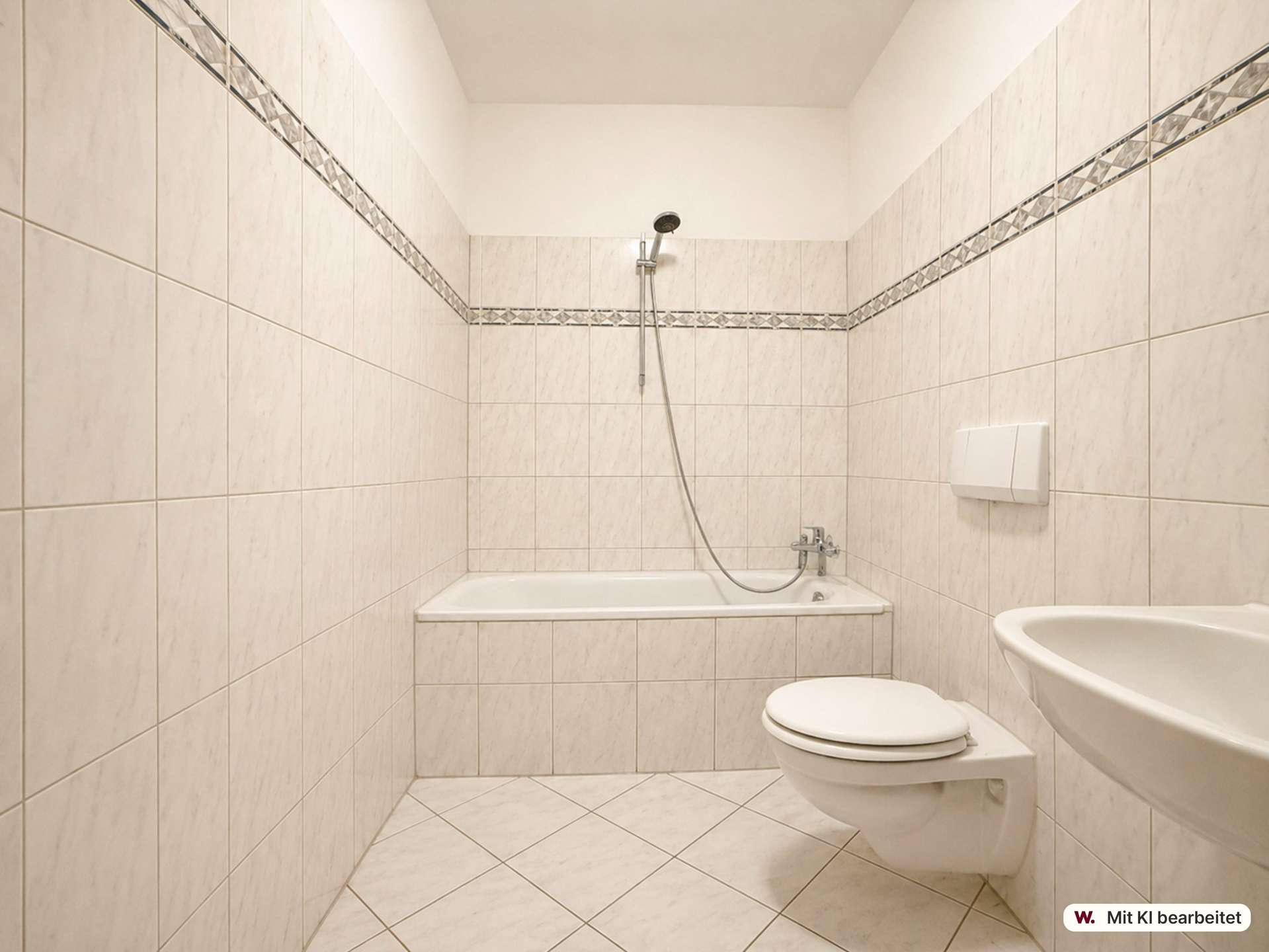 Badezimmer mit Wanne