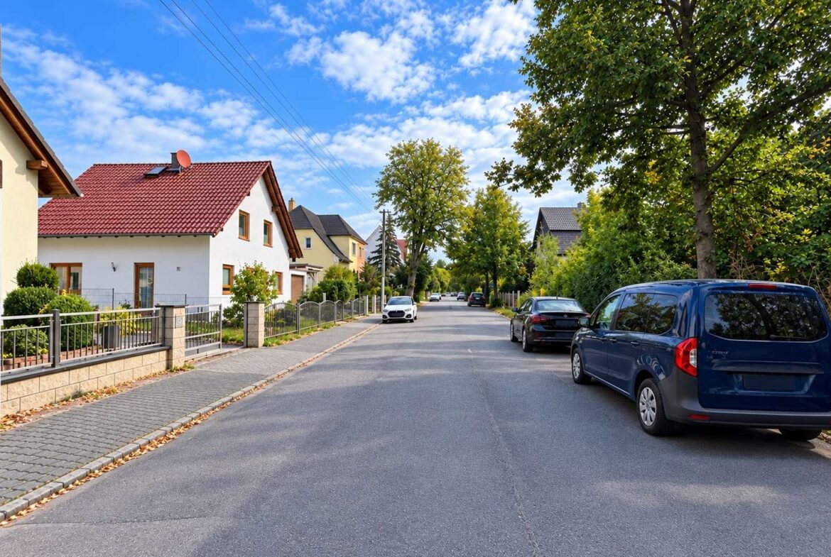Blick zur Straße