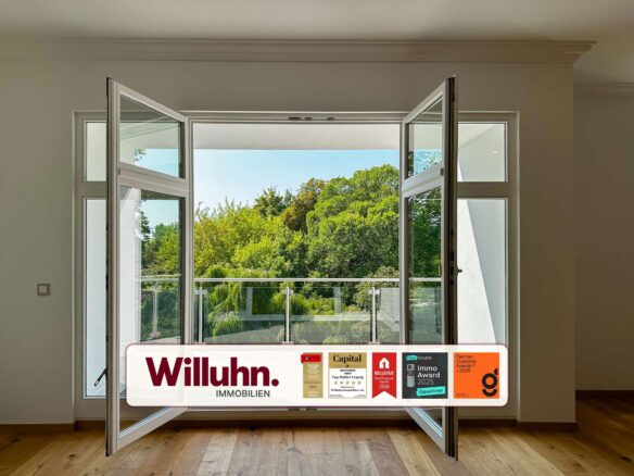 Balkon mit grünem Blick