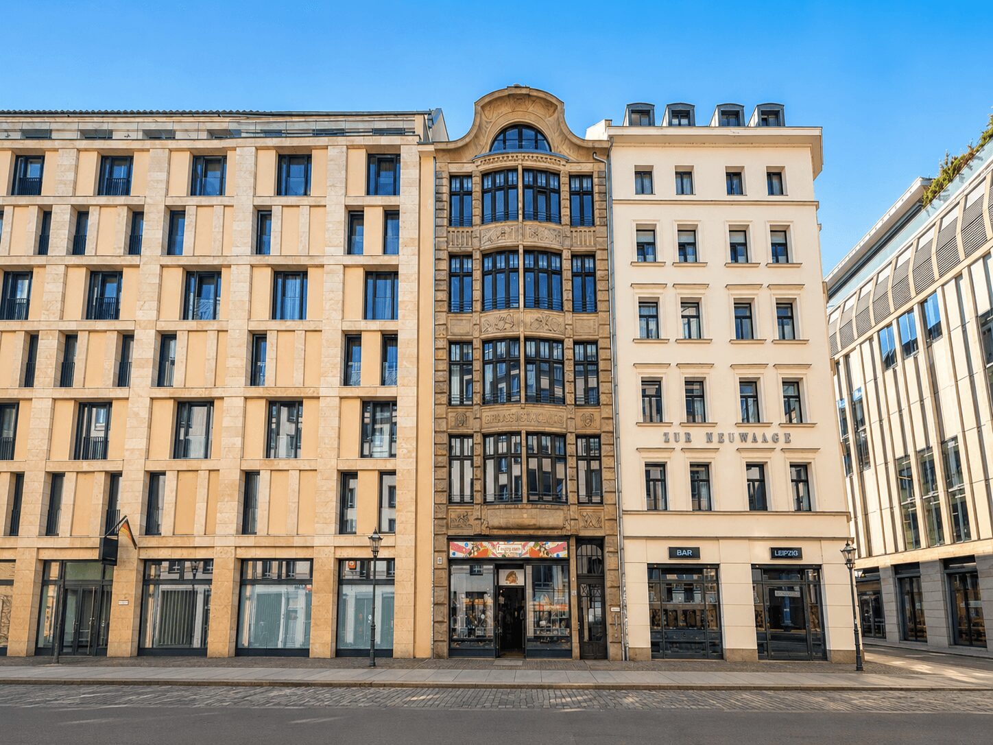 Hausansicht in der Innenstadt