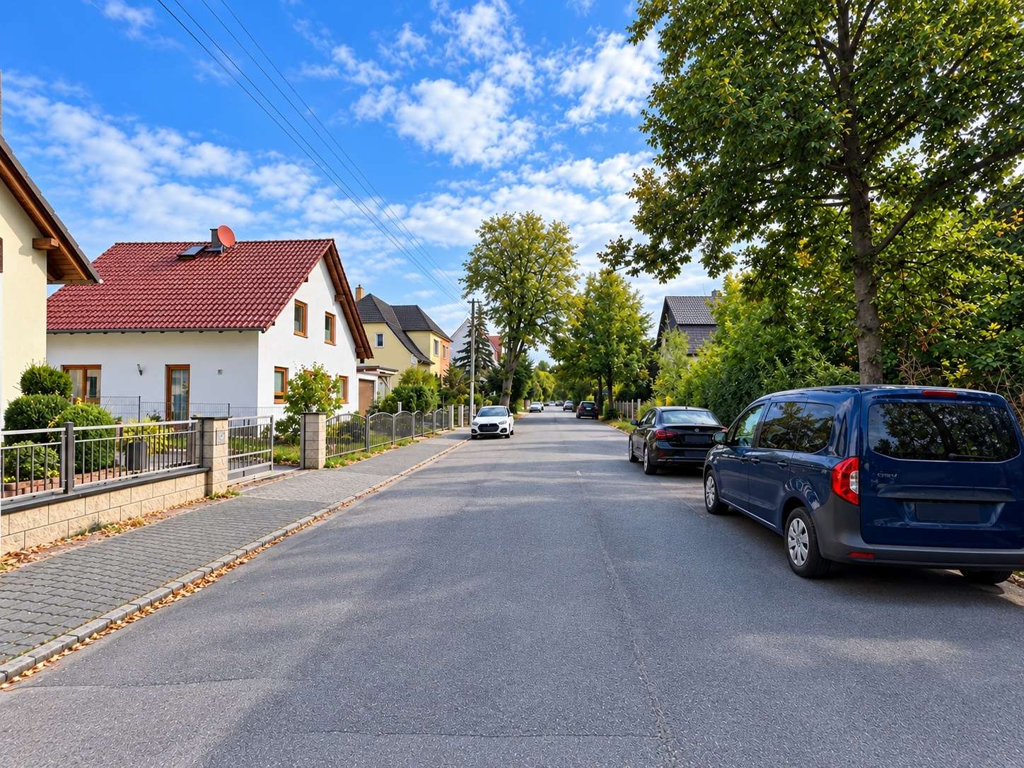Blick zur Straße