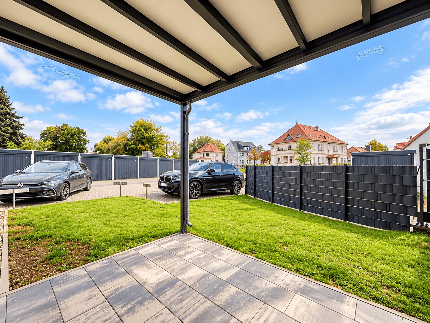 Überdachte Terrasse 