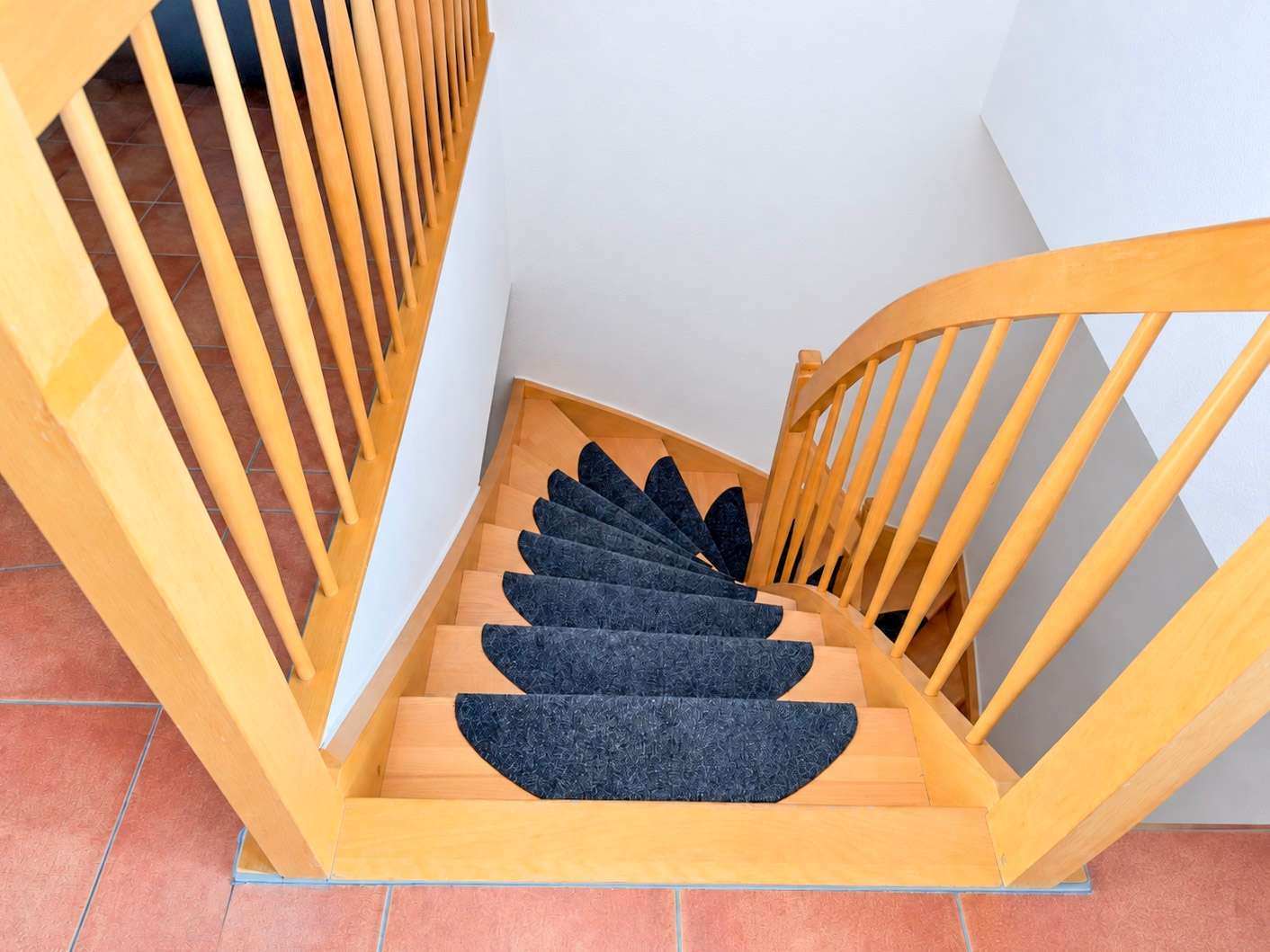 Treppe zur zweiten Ebene