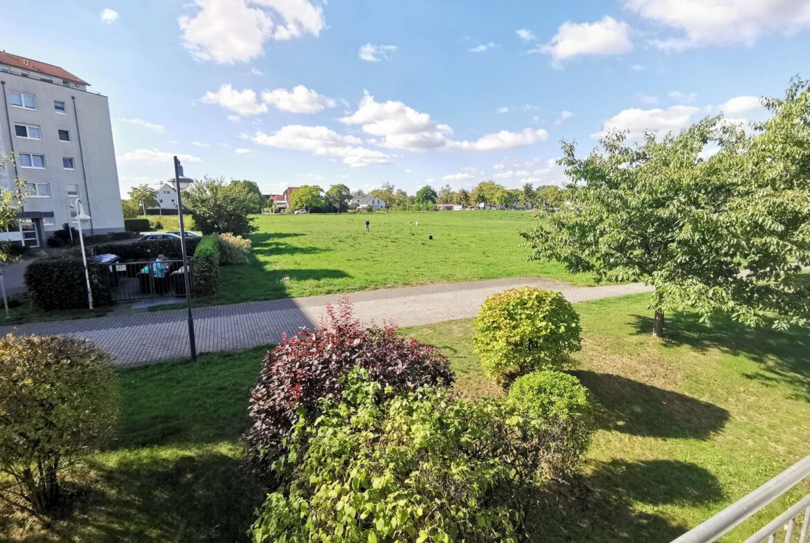 Blick vom Balkon