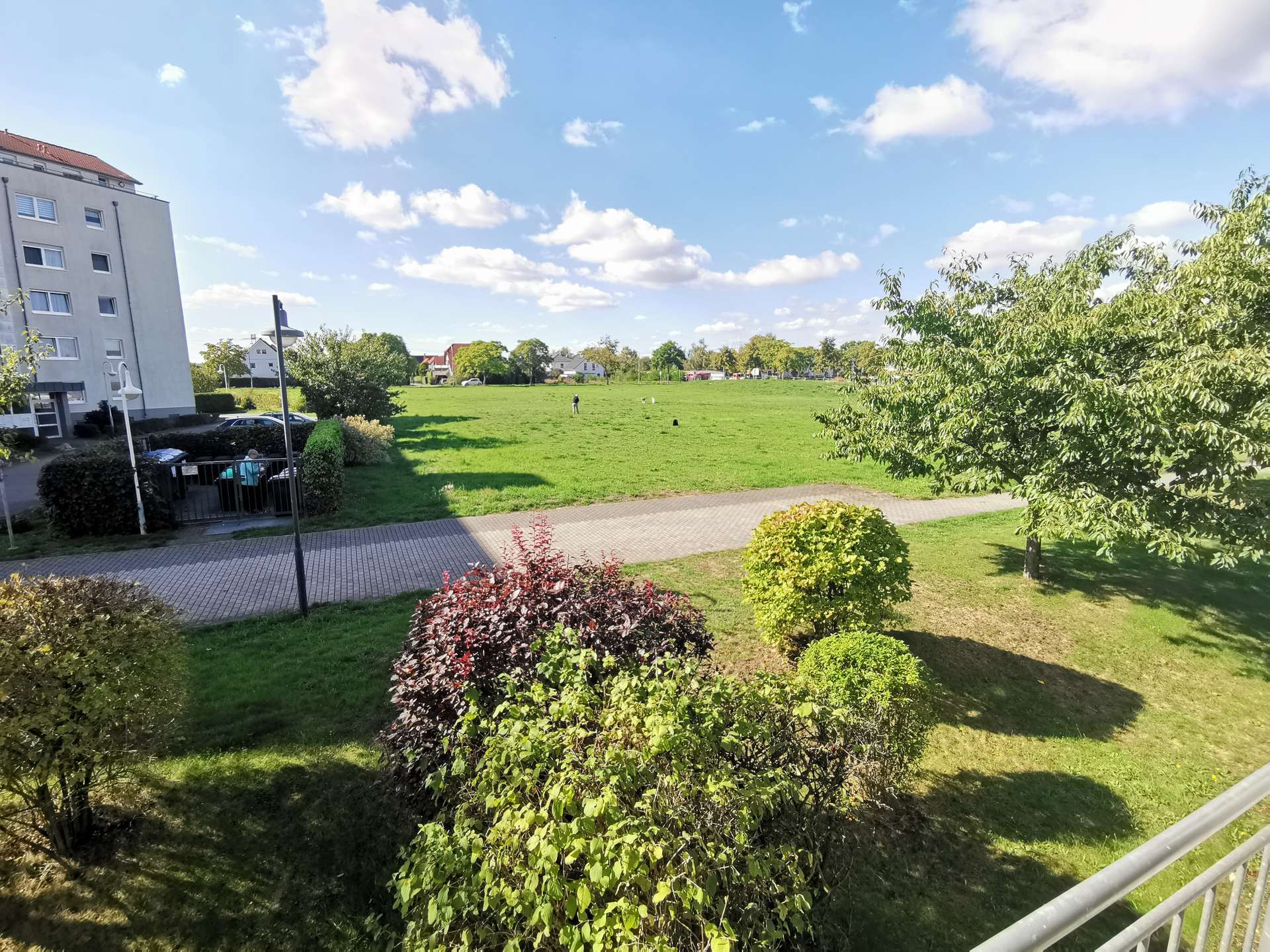 Blick vom Balkon