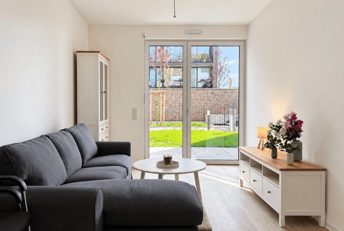 Wohnzimmer mit Terrassenzugang