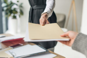 Unterlagen für Immobilienverkauf