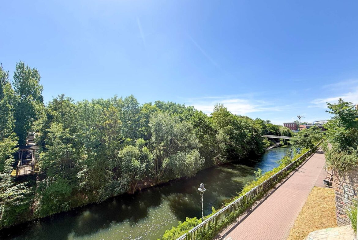 Lage am Karl-Heine-Kanal