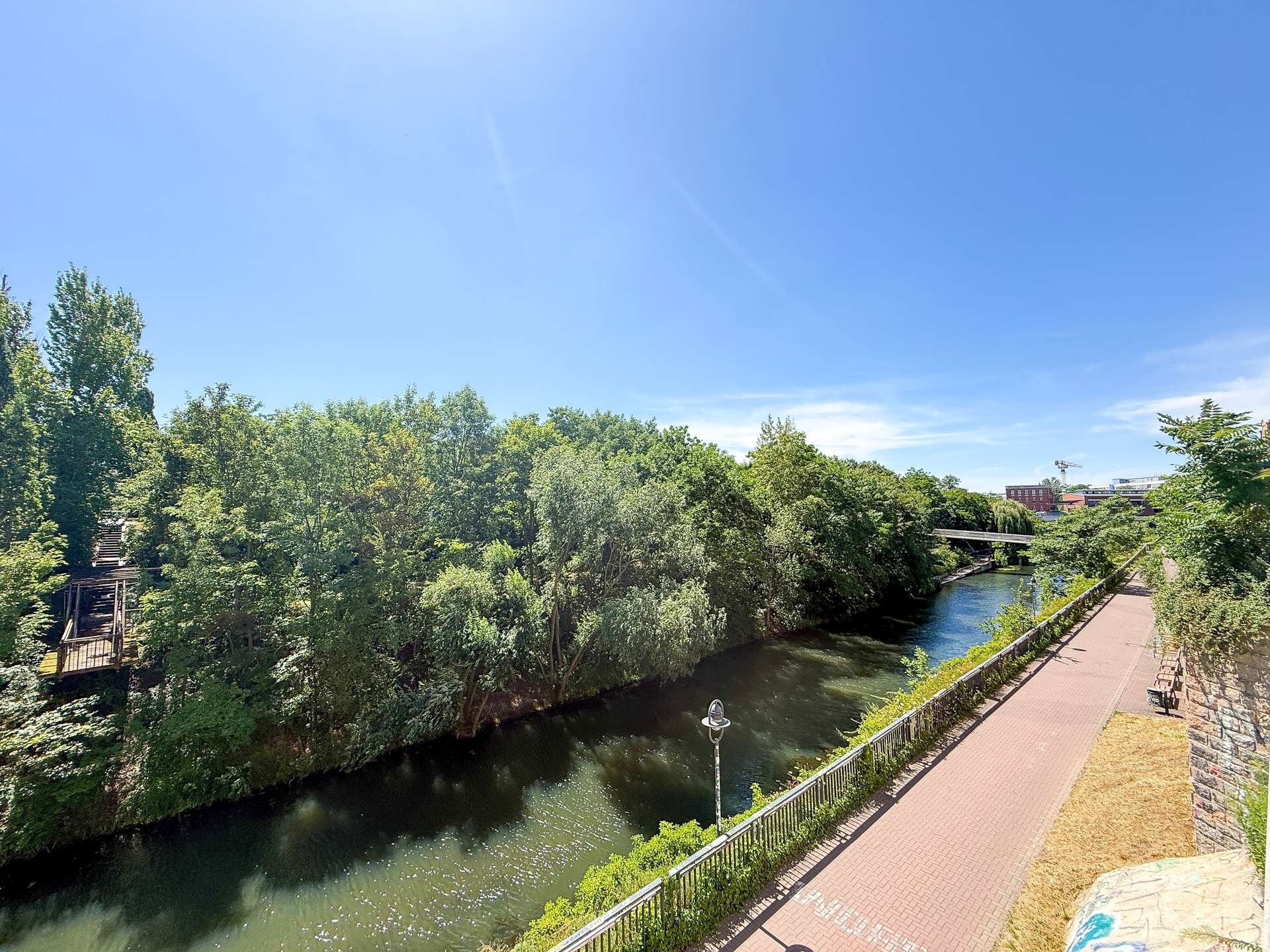 Lage am Karl-Heine-Kanal