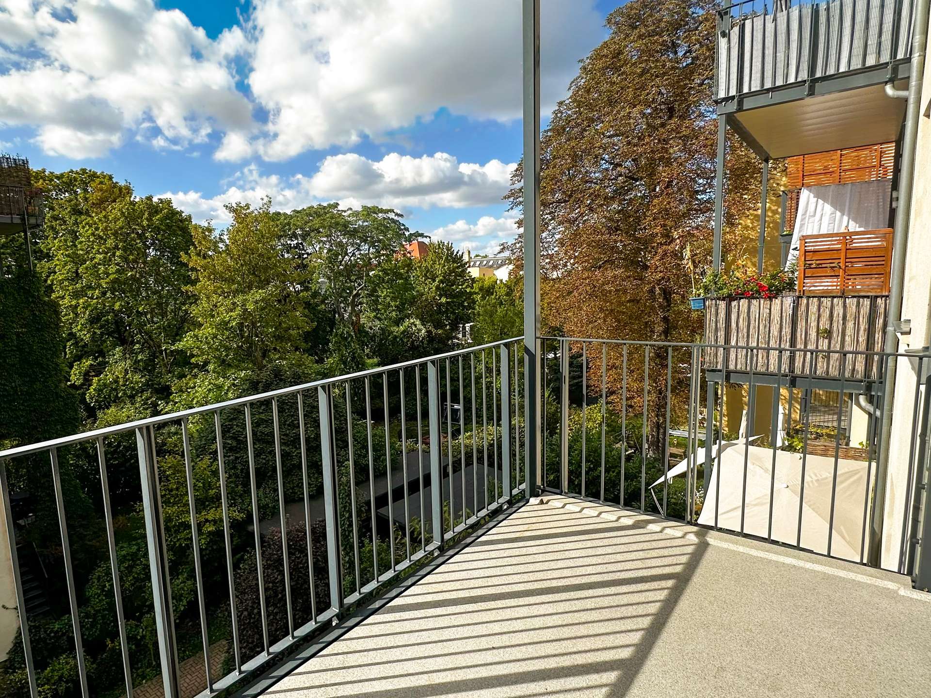 Großzügiger West-Balkon