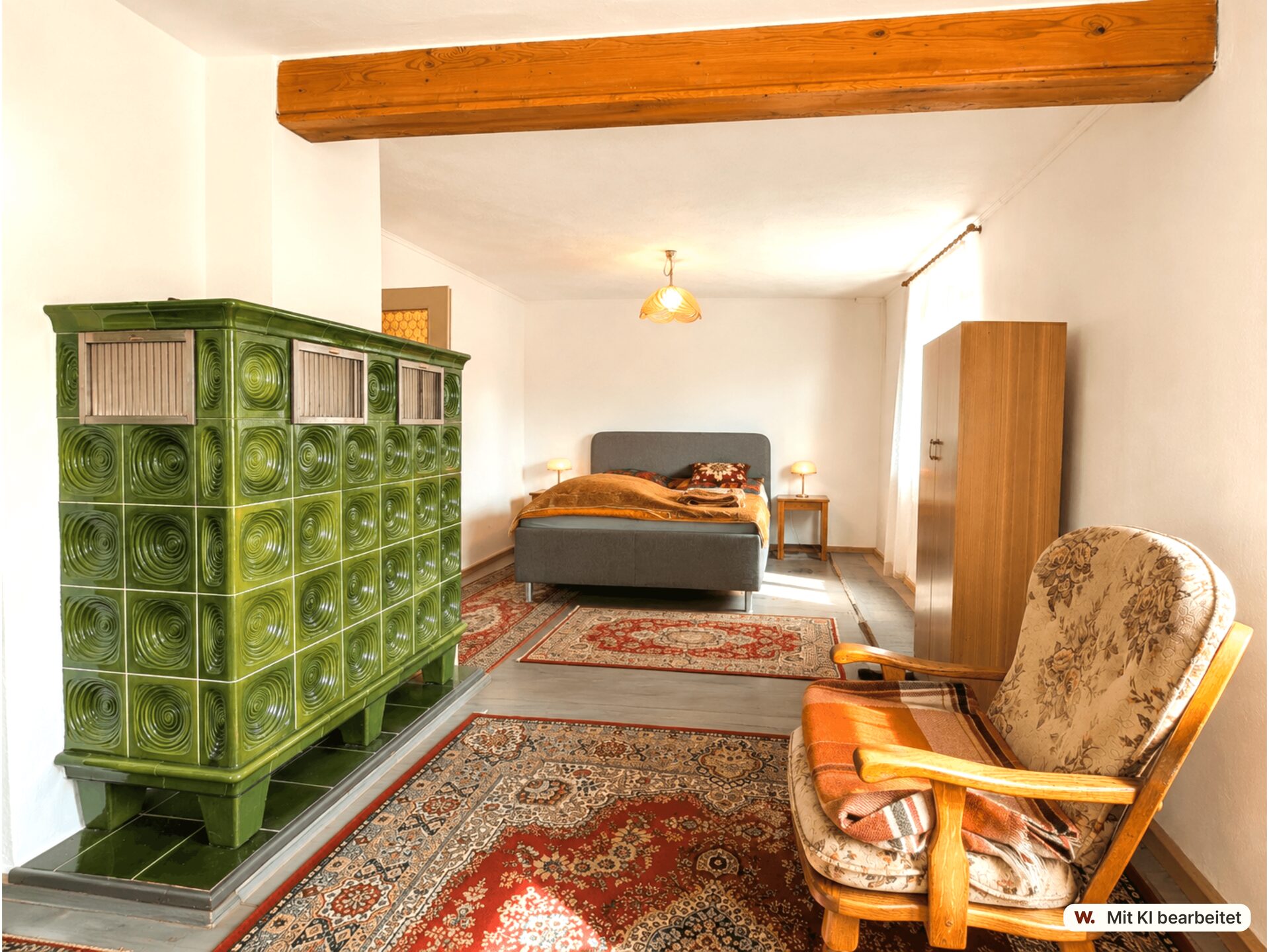 Wohn+Schlafzimmer