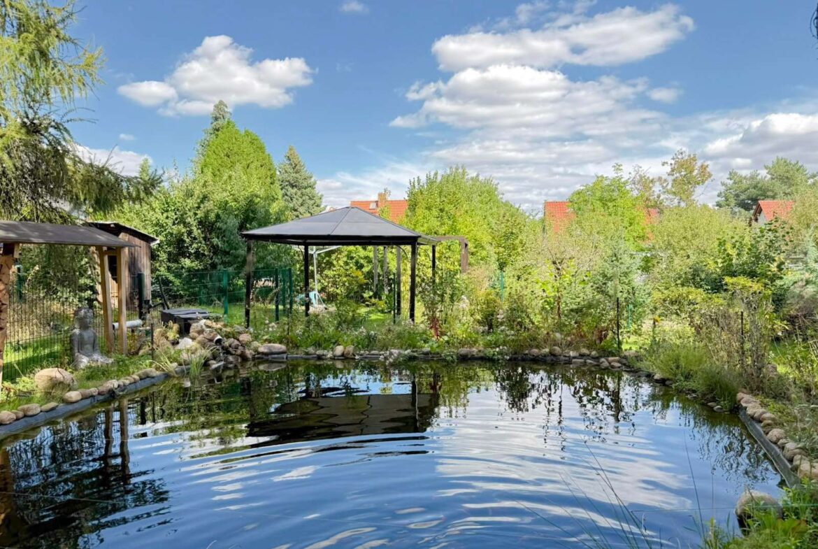 Garten mit Teich