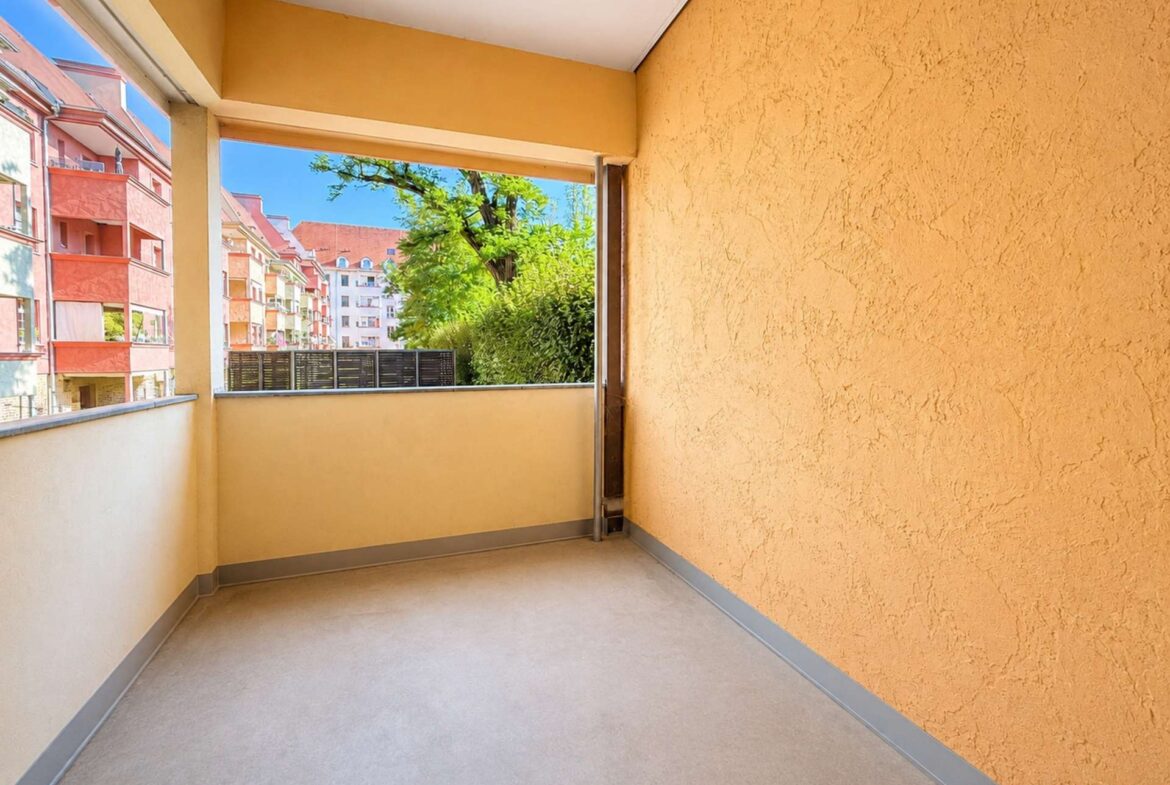 großzügiger Balkon