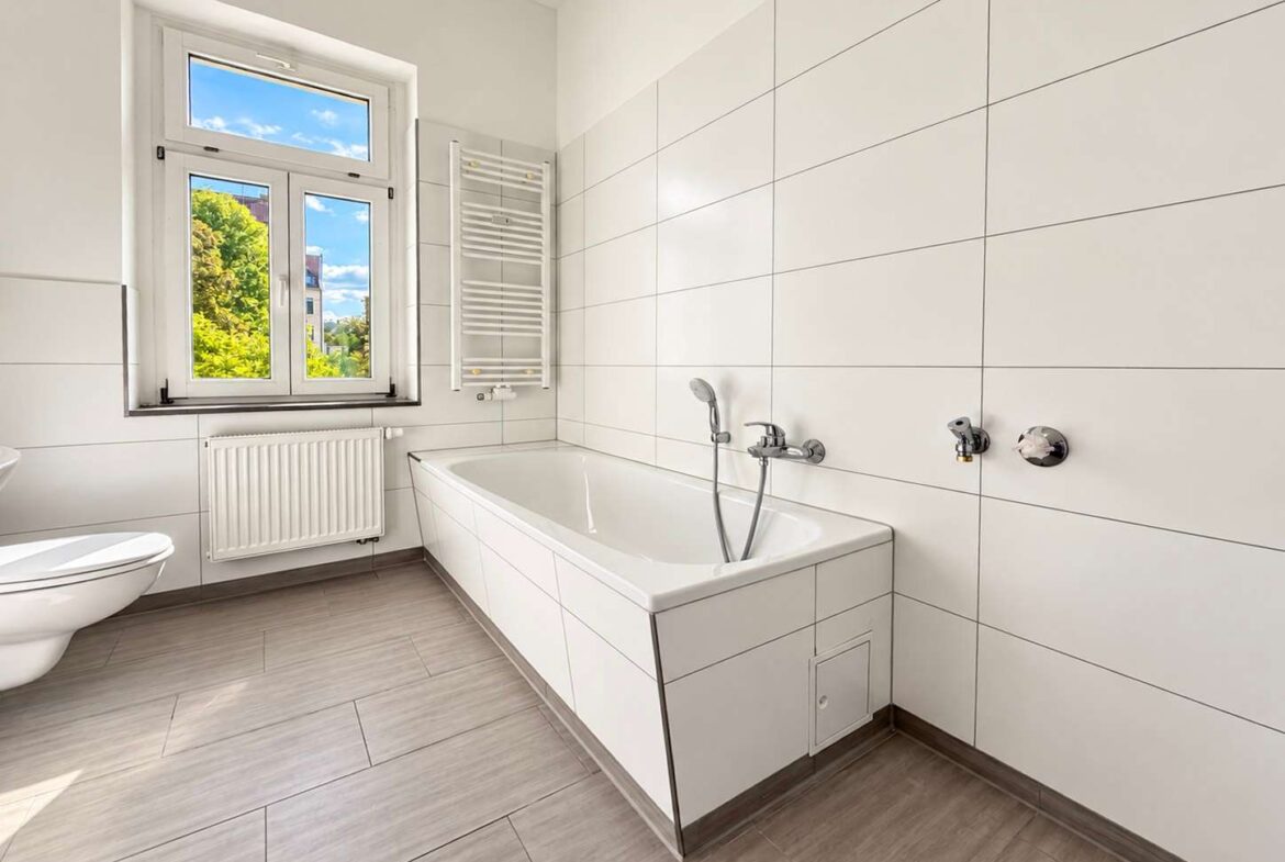 Wanne und WM-Anschluss
