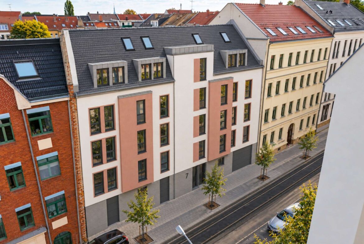 visualisierte Straßenansicht