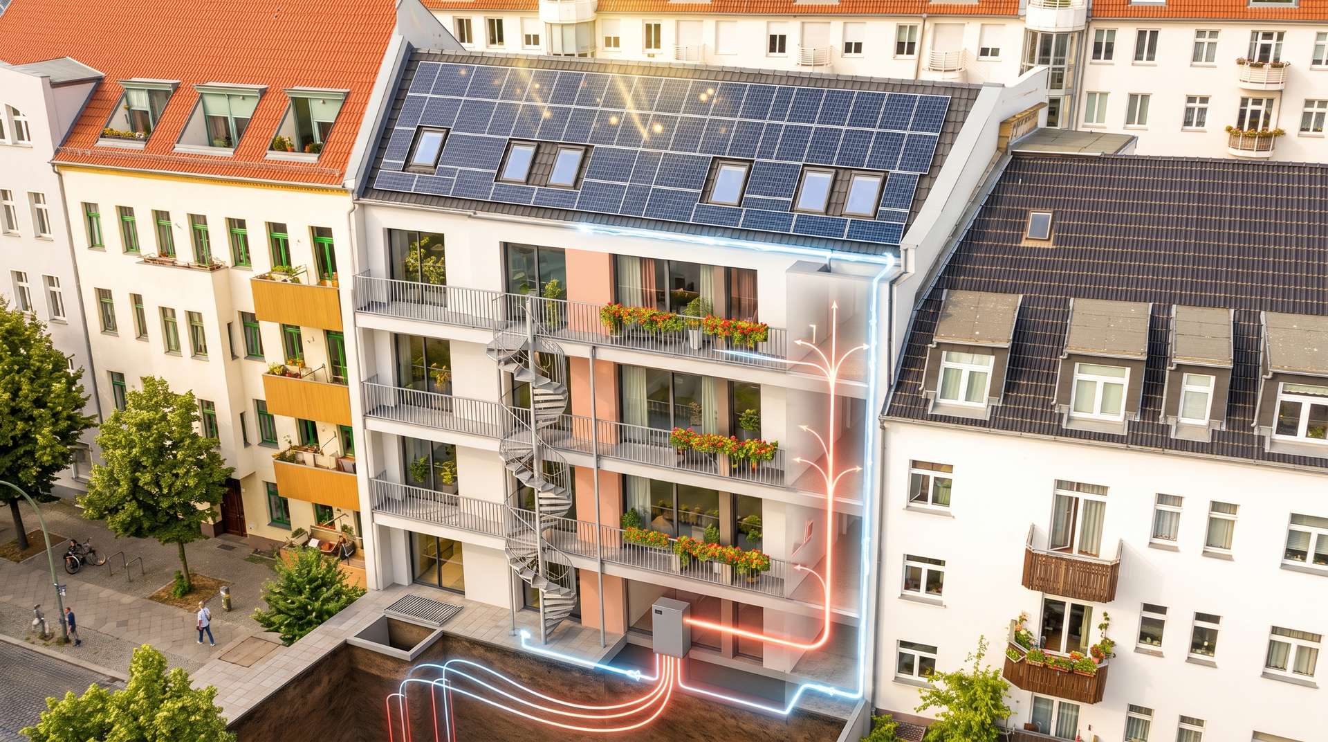 Wärmepumpe mit Photovoltaik