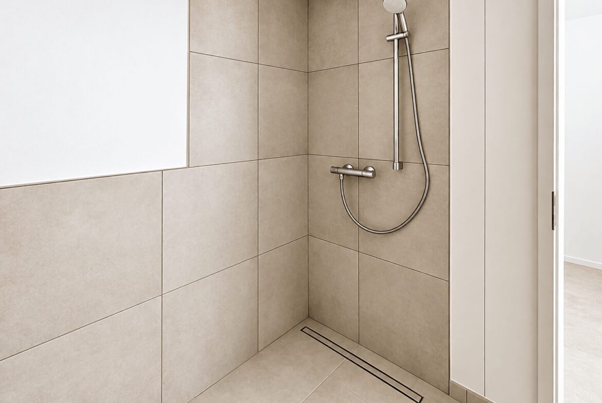 Badezimmer mit Dusche
