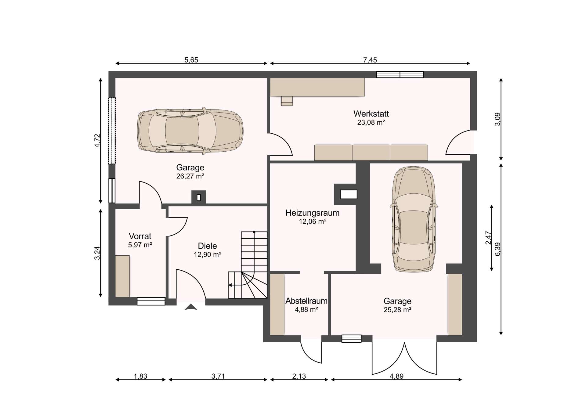 Grundriss EG