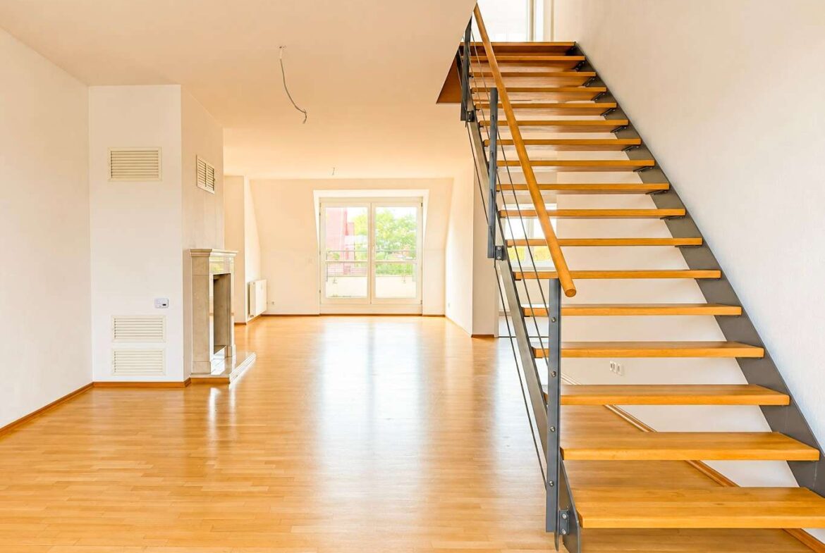 Wohnbereich mit Kamin