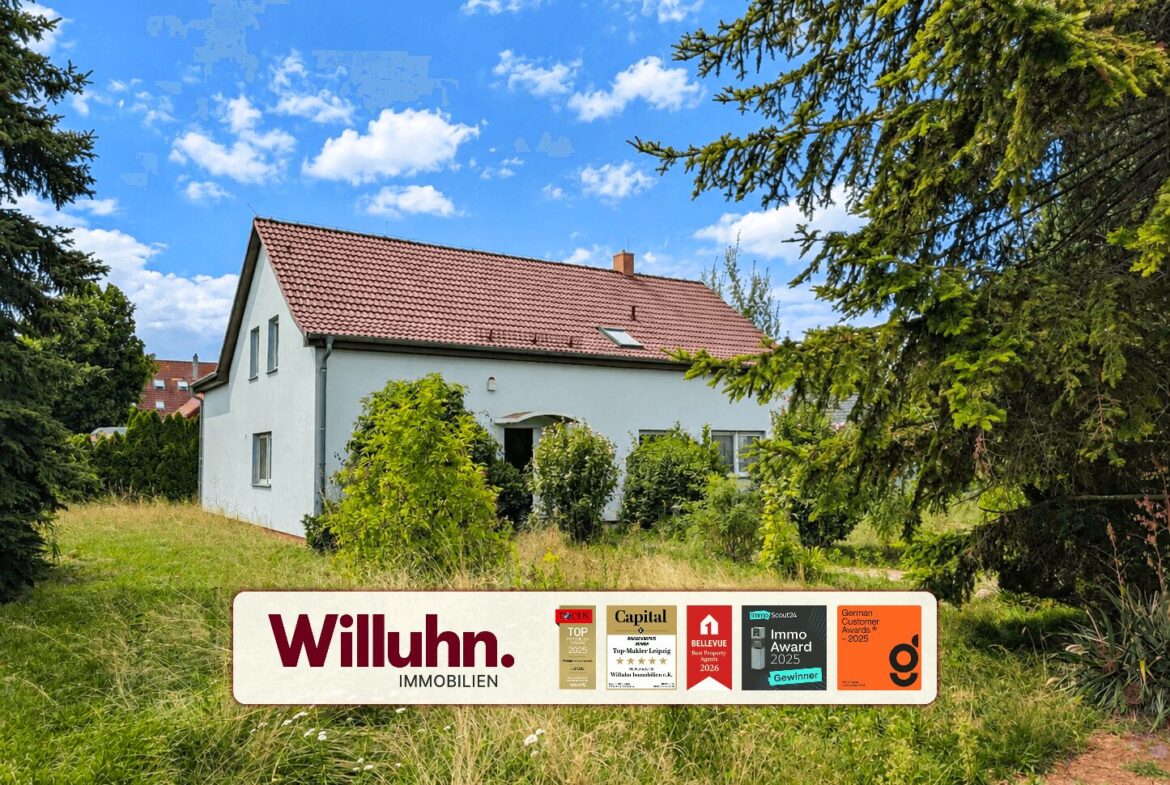 Hausansicht im Grünen