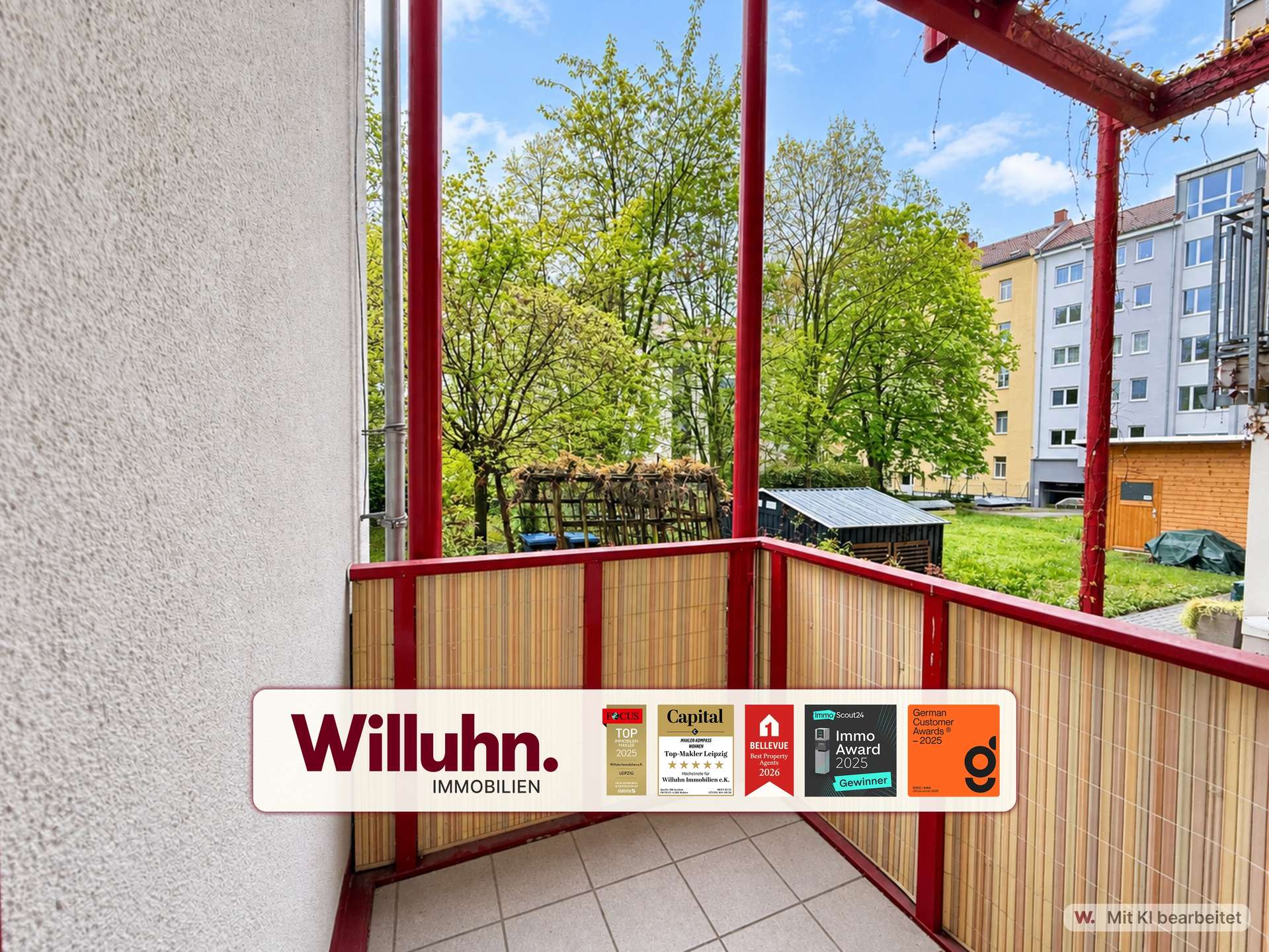 Balkon zum Innenhof