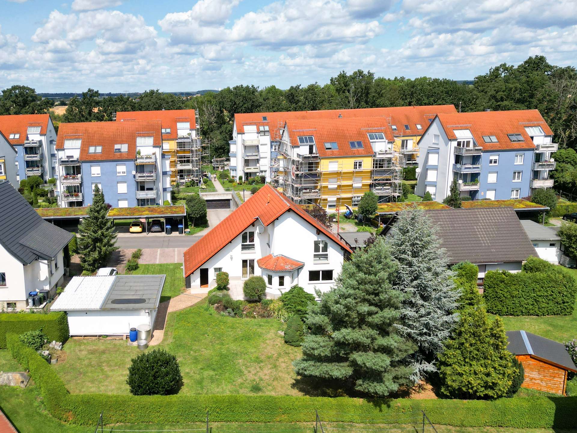 Tramhafte Hinterhausansicht