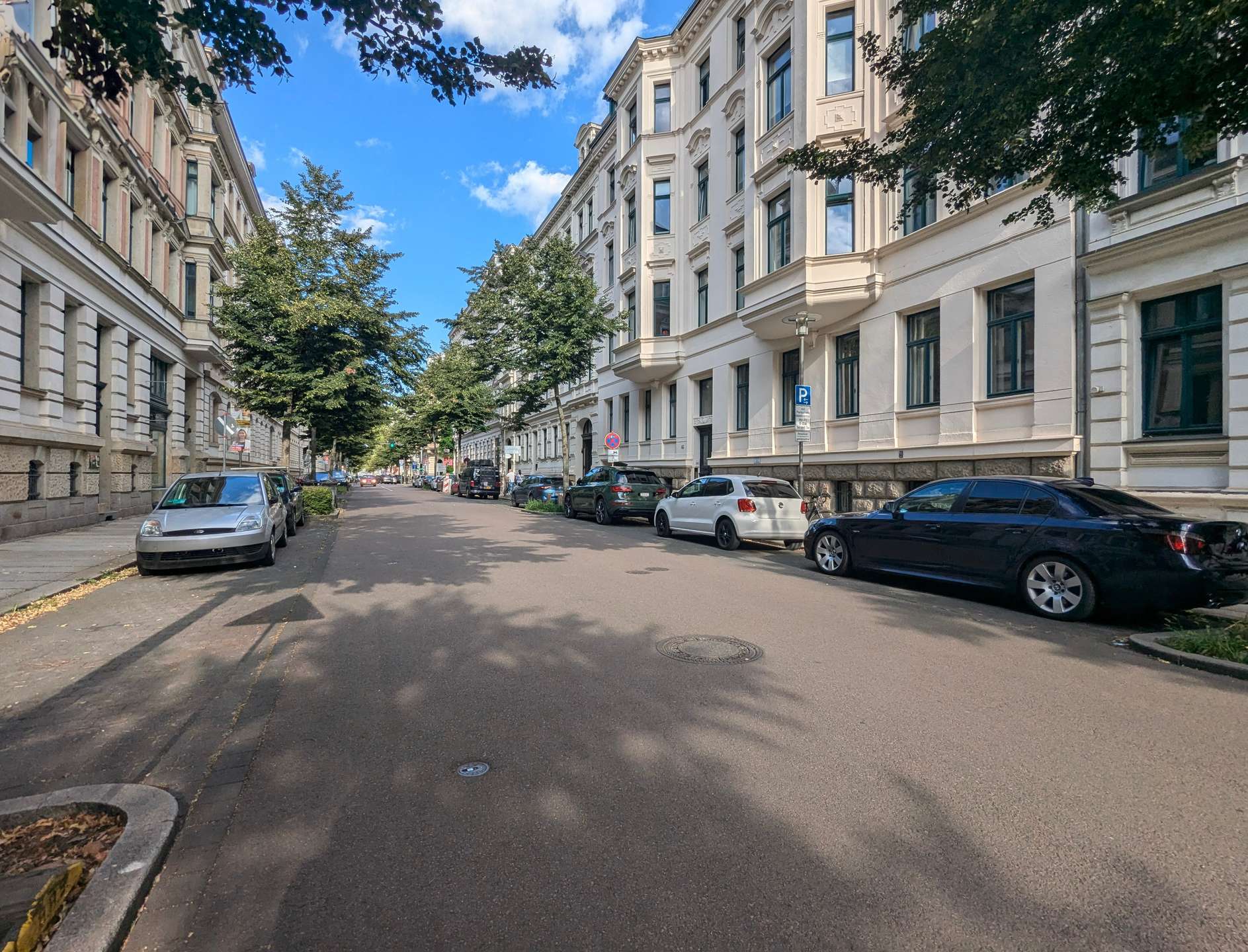 Blick in die Straße